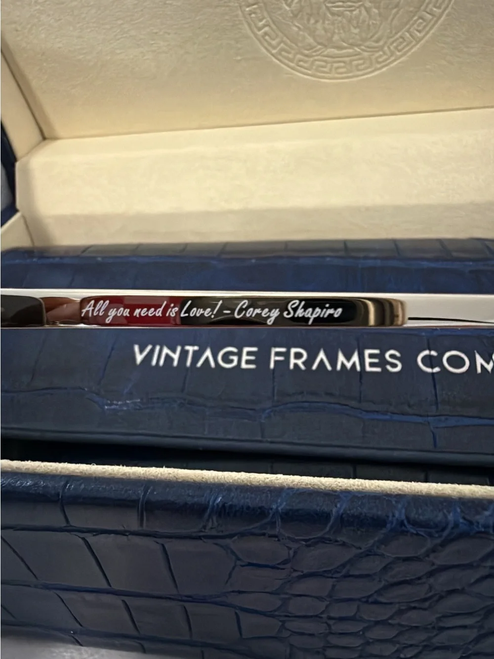 Vintage Frames Company SOUTH WEST LOVE COLLECTION 24KT TWO-TONE WHITE GOLD